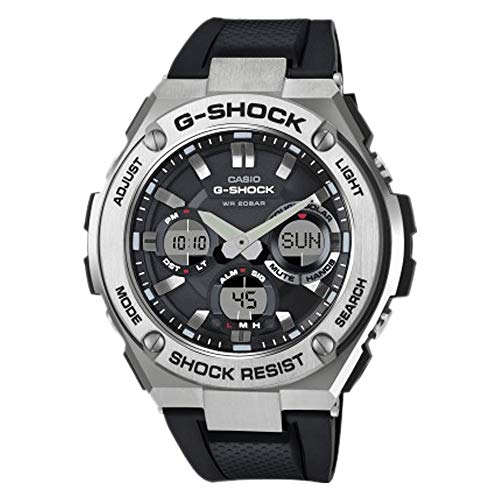 Casio Men's G-Shock GSTS110-1A Black Stainless-Steel Quartz Sport Watch