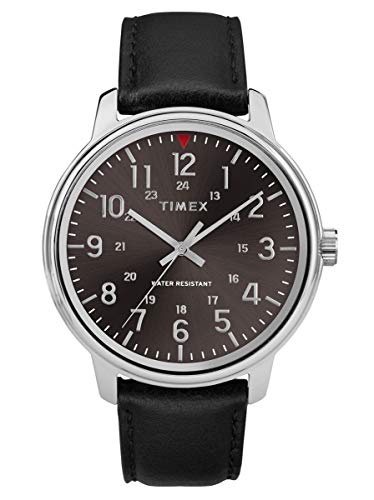 Timex Orologio Analogico Quarzo Uomo con Cinturino in Pelle TW2R85500