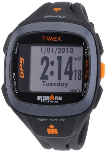 TIMEX Orologio al Quarzo Unisex Unisex Ironman Run Trainer 2.0 GPS S+D Nero 46 mm
