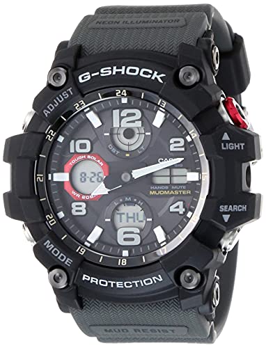 Casio G-Shock orologio da uomo quadrante nero GSG100-1A8