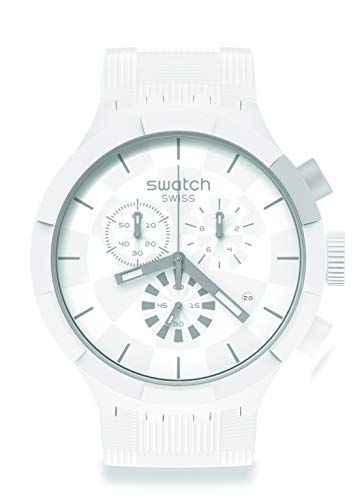 Orologio Swatch Big Bold Chrono SB02W400 CHEQUERED WHITE